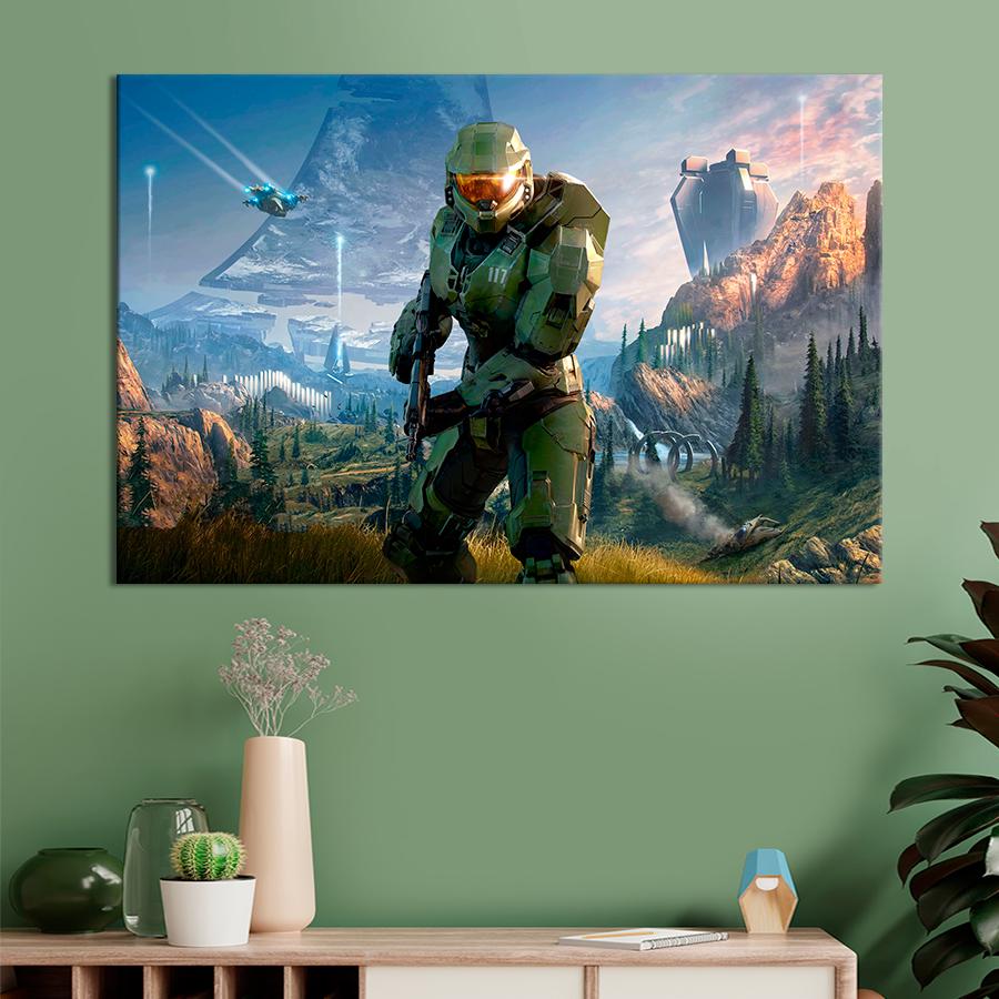 Настенний декор Постер игры Halo Infinite 80x54 см (A214-1)