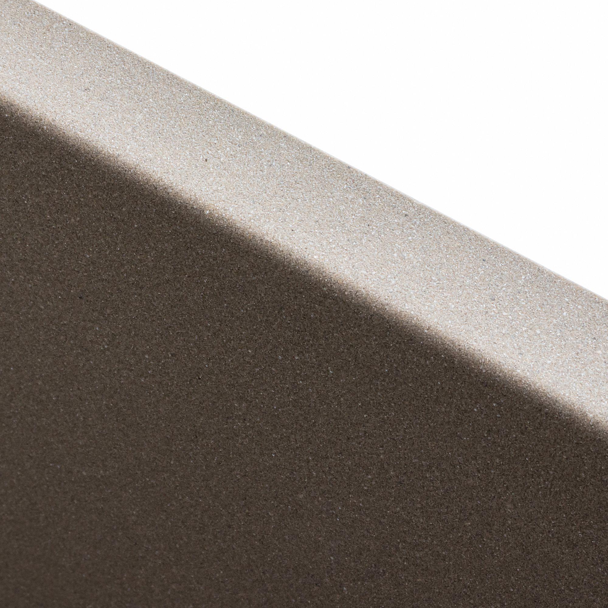 Мойка для кухни гранитная Platinum 4040 RUBA матовая Титан - фото 6 Мойка для кухни гранитная Platinum 4040 RUBA матовая Титан - фото 6