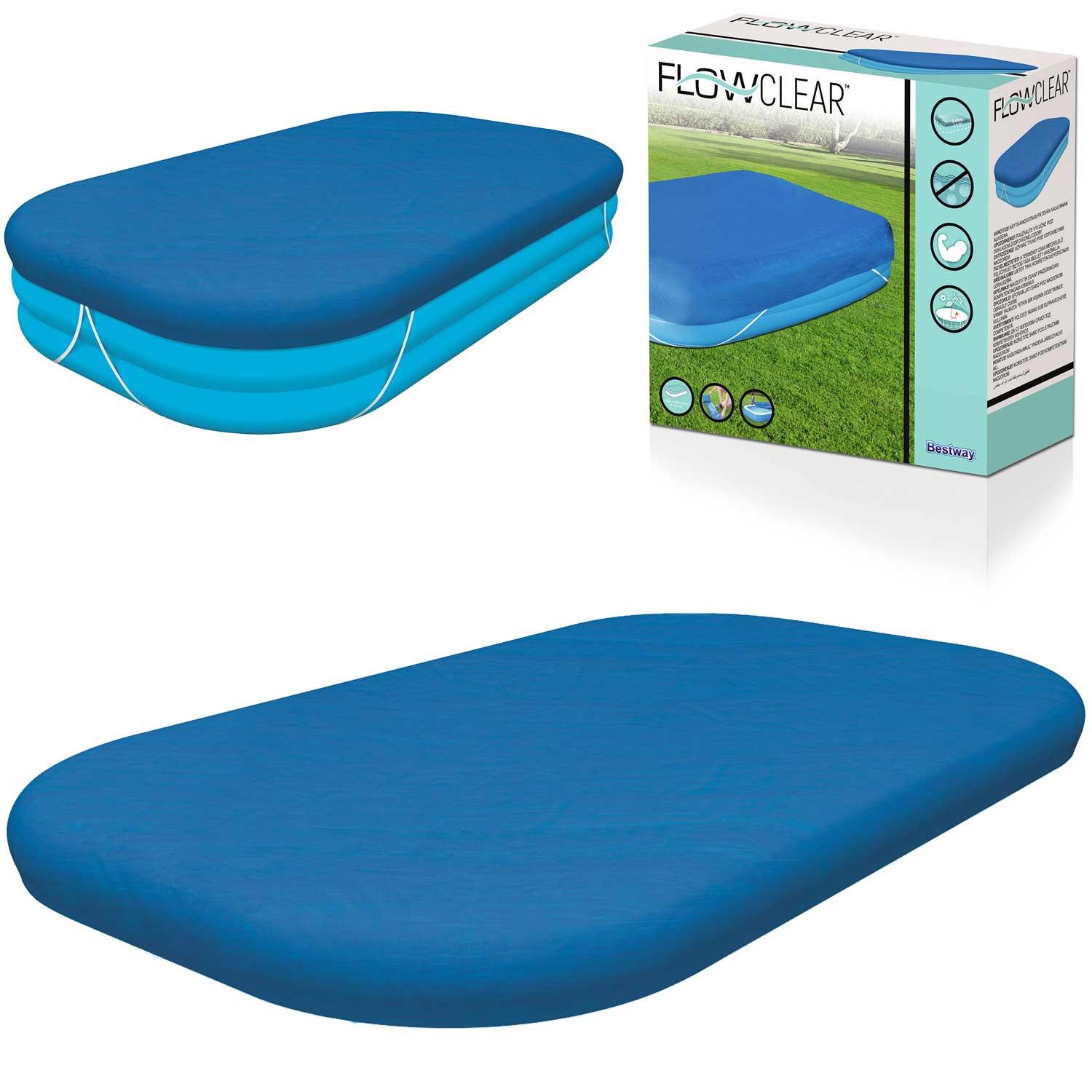 Накрытие для надувного бассейна Bestway 58108 305х183 см (414302) - фото 2 Накрытие для надувного бассейна Bestway 58108 305х183 см (414302) - фото 2