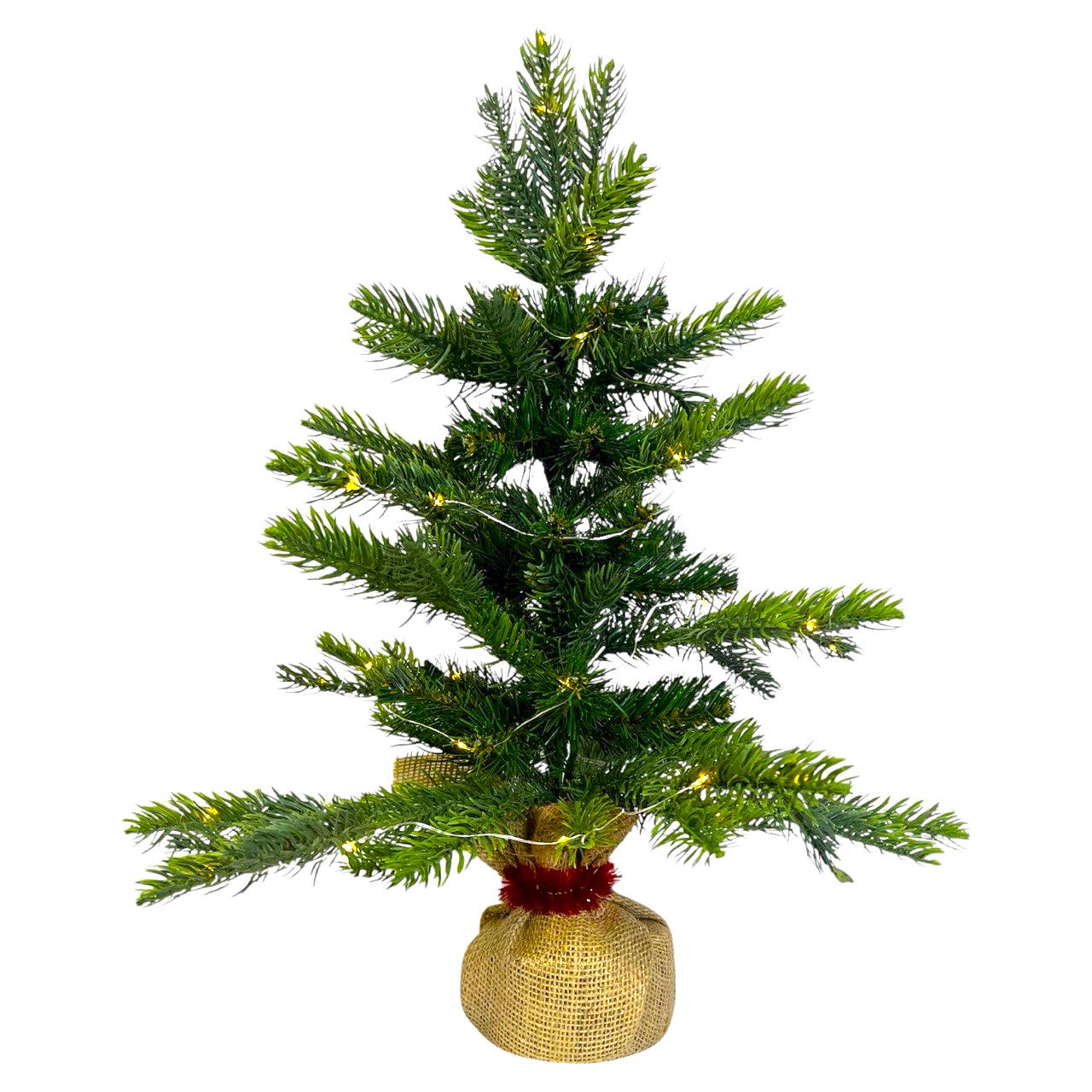 Искусственная елка Элегия литая 0,45 м/с гирляндой Роса 3 м (5564521566)