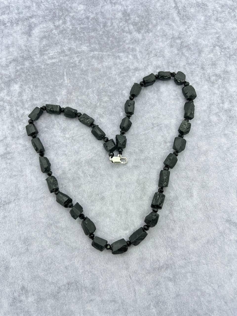 Бусы Шерл 42 см Черный (10179)