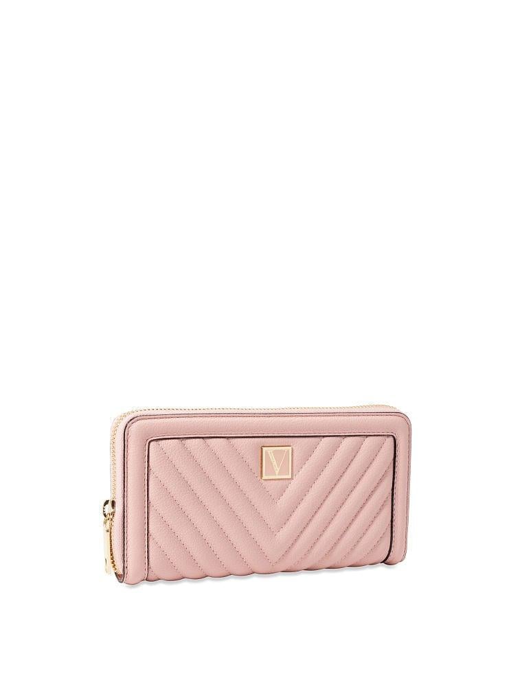 Кошелек женский Victoria's Secret Large Wallet with Zip Розовый (2109010817) - фото 2