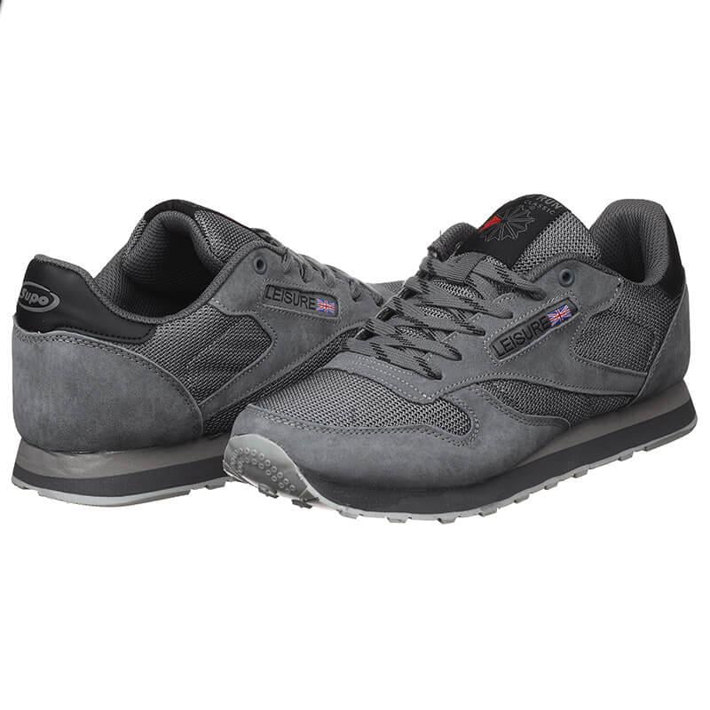 Кросівки чоловічі Supo A2501-8 комбінований р. 44 Сірий (03310) Кросівки чоловічі Supo A2501-8 комбінований р. 44 Сірий (03310)