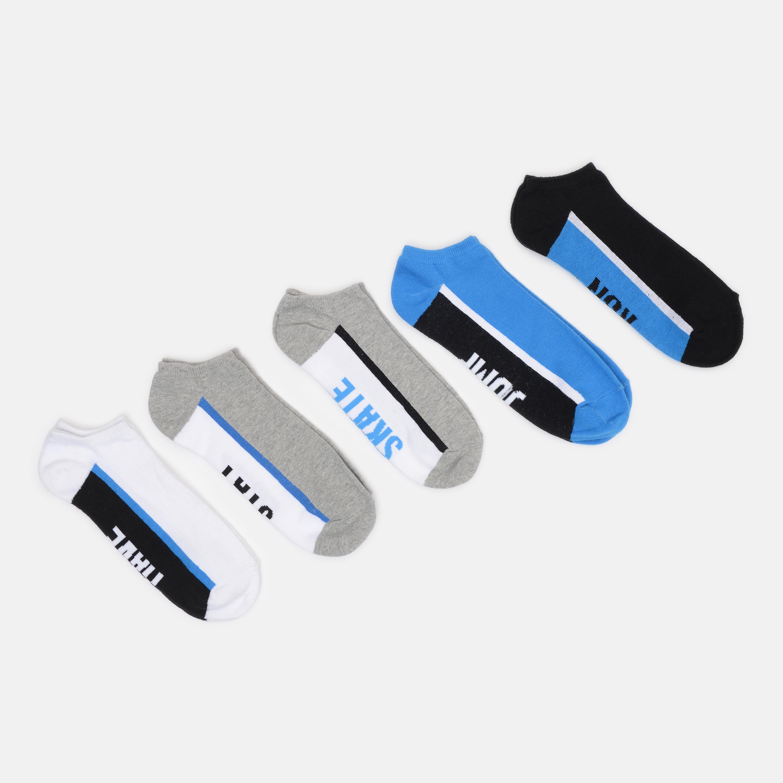 Носки C&A р. 31-33 5 пар Белый/Черный/Серый (1009454325)