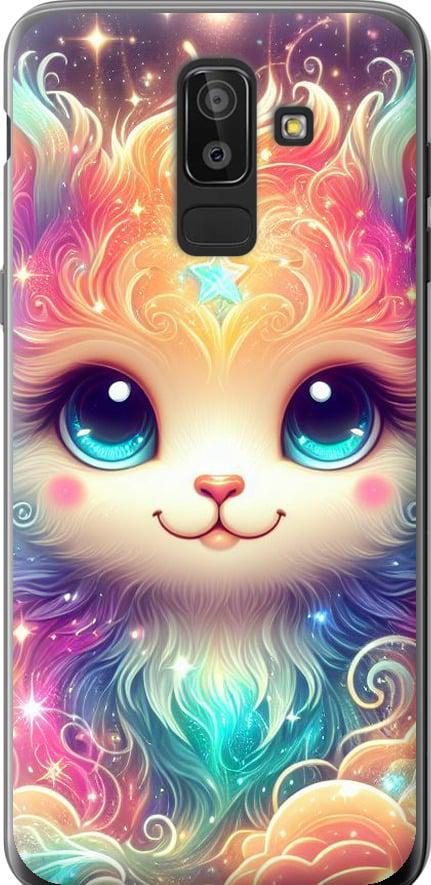 Чехол на Samsung Galaxy J8 2018 Сказочный котенок (5813u-1511-42517) Чехол на Samsung Galaxy J8 2018 Сказочный котенок (5813u-1511-42517)