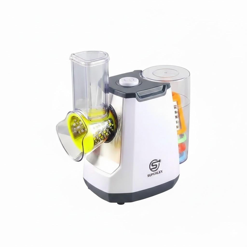 Овочерізка-терка електрична Electric Grater Vegetable Slicer з 5 насадками (31458121)