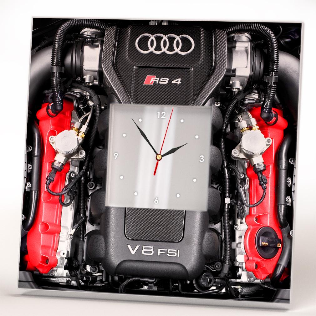 Часы Audi RS 260x260 мм (C03871)