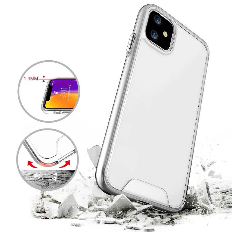 Противоударный чехол Epik для Apple iPhone 11 (6.1") TPU Space Case transparent Прозрачный - фото 6