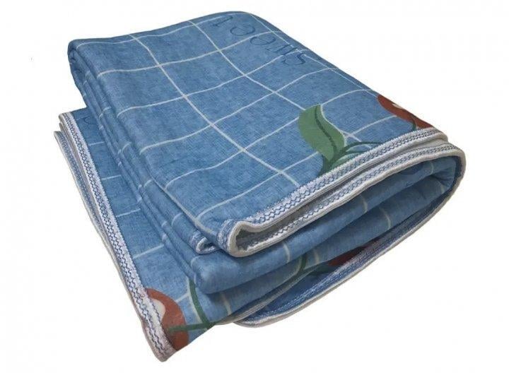 Електропростирадло з підігрівом Electric Blanket 150х180 см у клітинку Вишня - фото 2