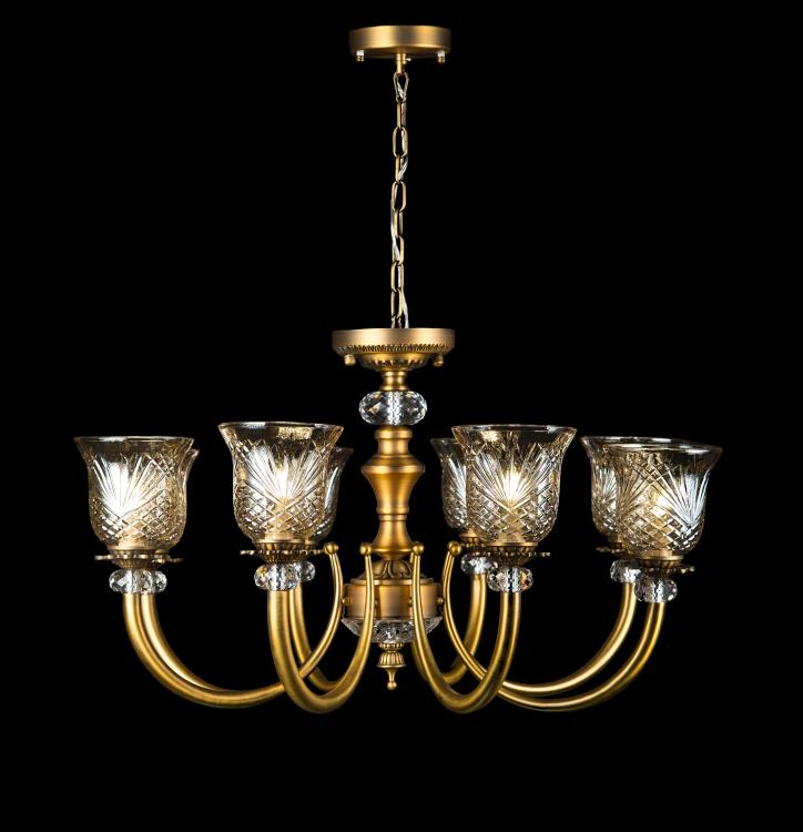 Люстра с плафонами Ray L80313/8 JGT (IR006518)