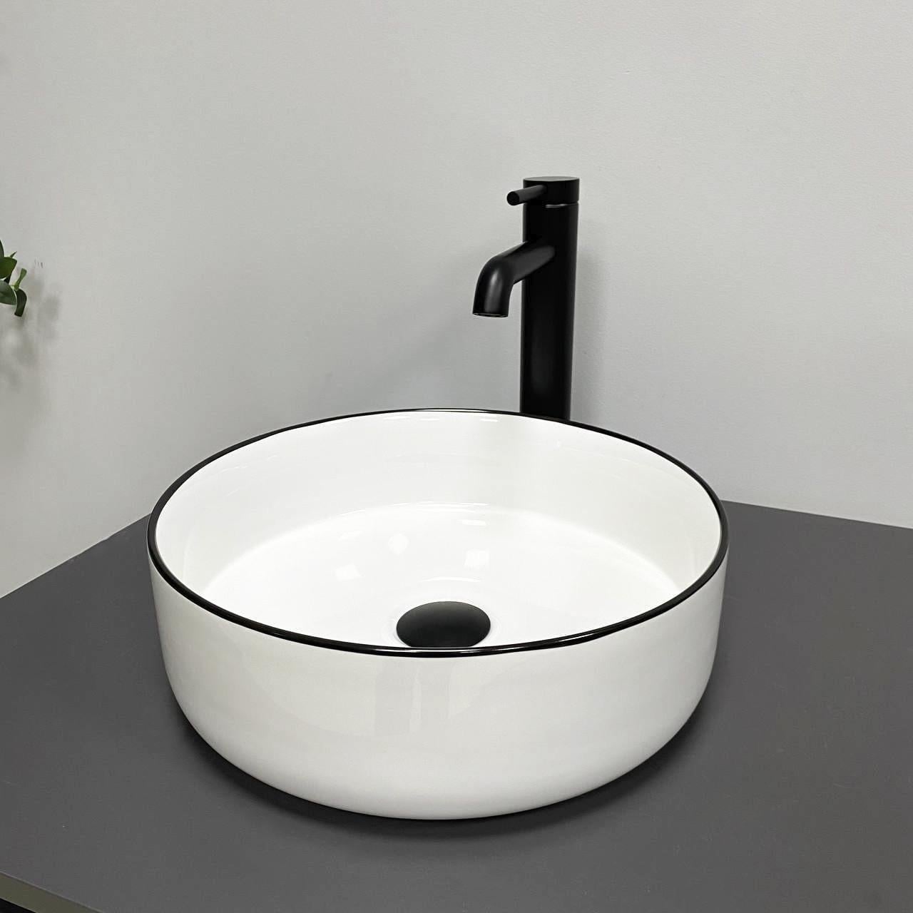 Умивальник накладний VBI PRATO White/Black Edge (2808389604)