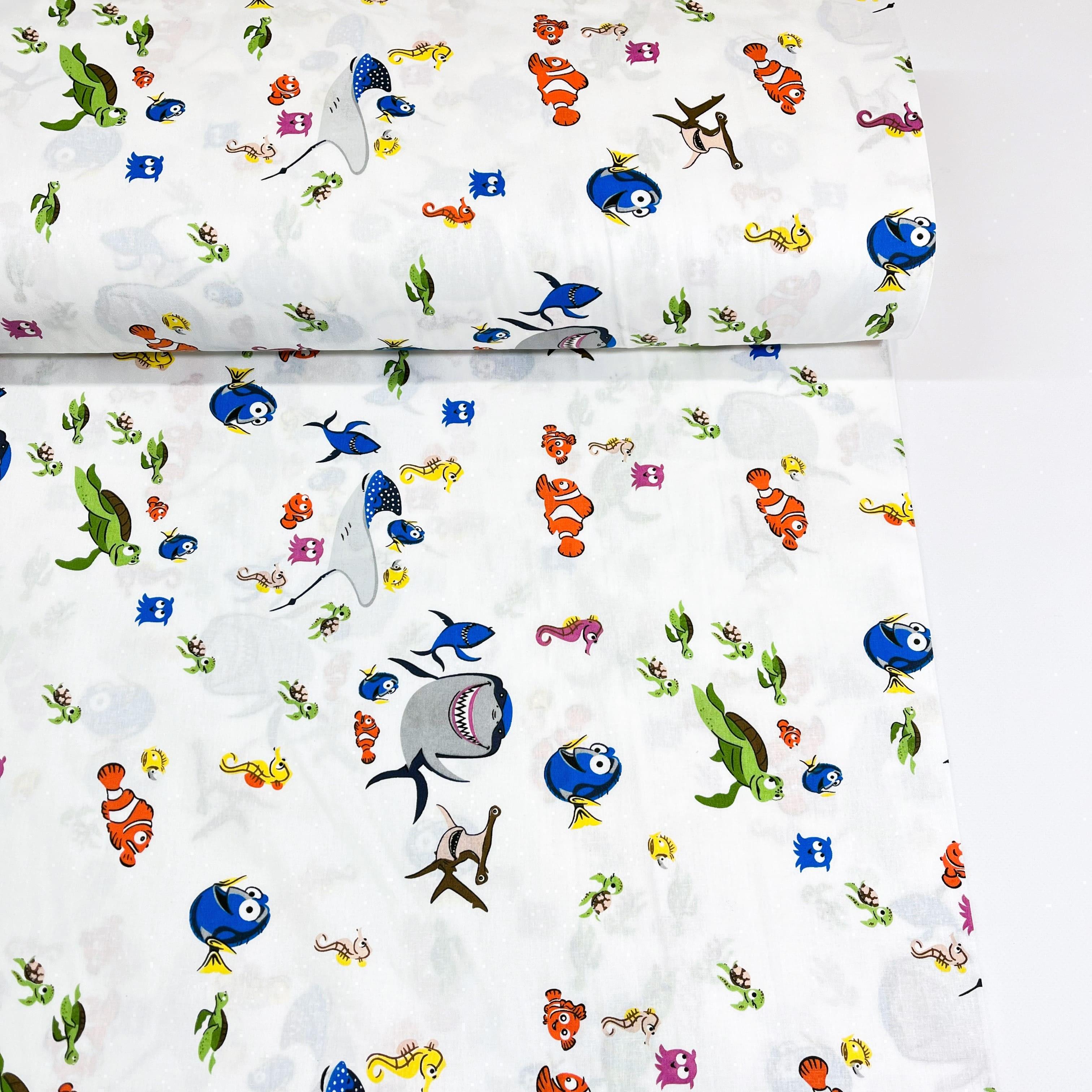 Ткань для постельного белья ранфорс Немо 240 см Белый (М12162/1 01879) Ткань для постельного белья ранфорс Немо 240 см Белый (М12162/1 01879)