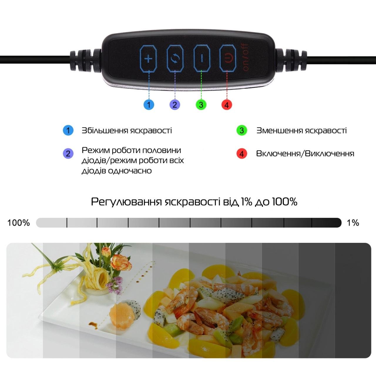 Світловий лайткуб PULUZ PU5032G з LED підсвічуванням 30х30х30 см - фото 4