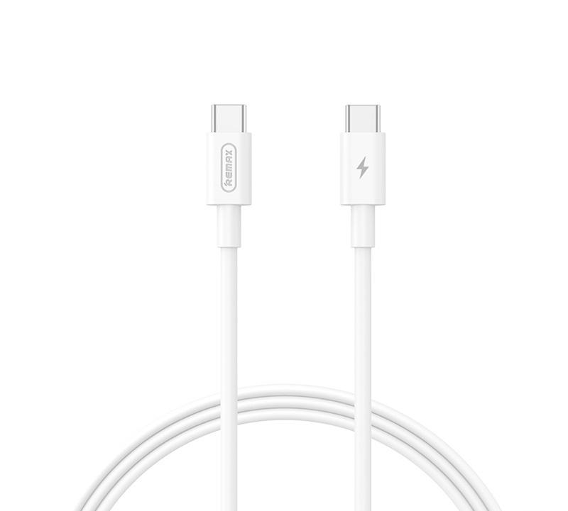 Кабель Remax Marlik Type-C to Type-C 65W 1 м Белый (RC-191)