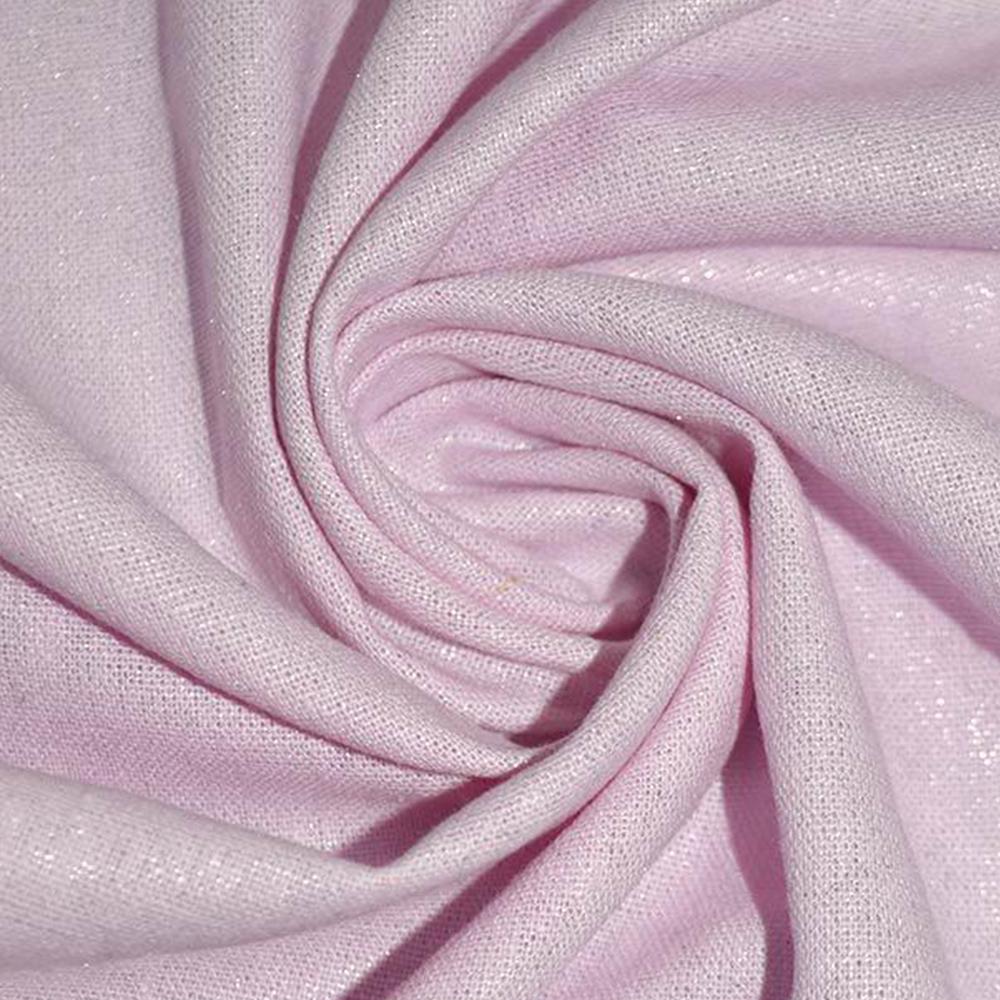 Тканина льон ширина 140 см Рожевий (12626.003)