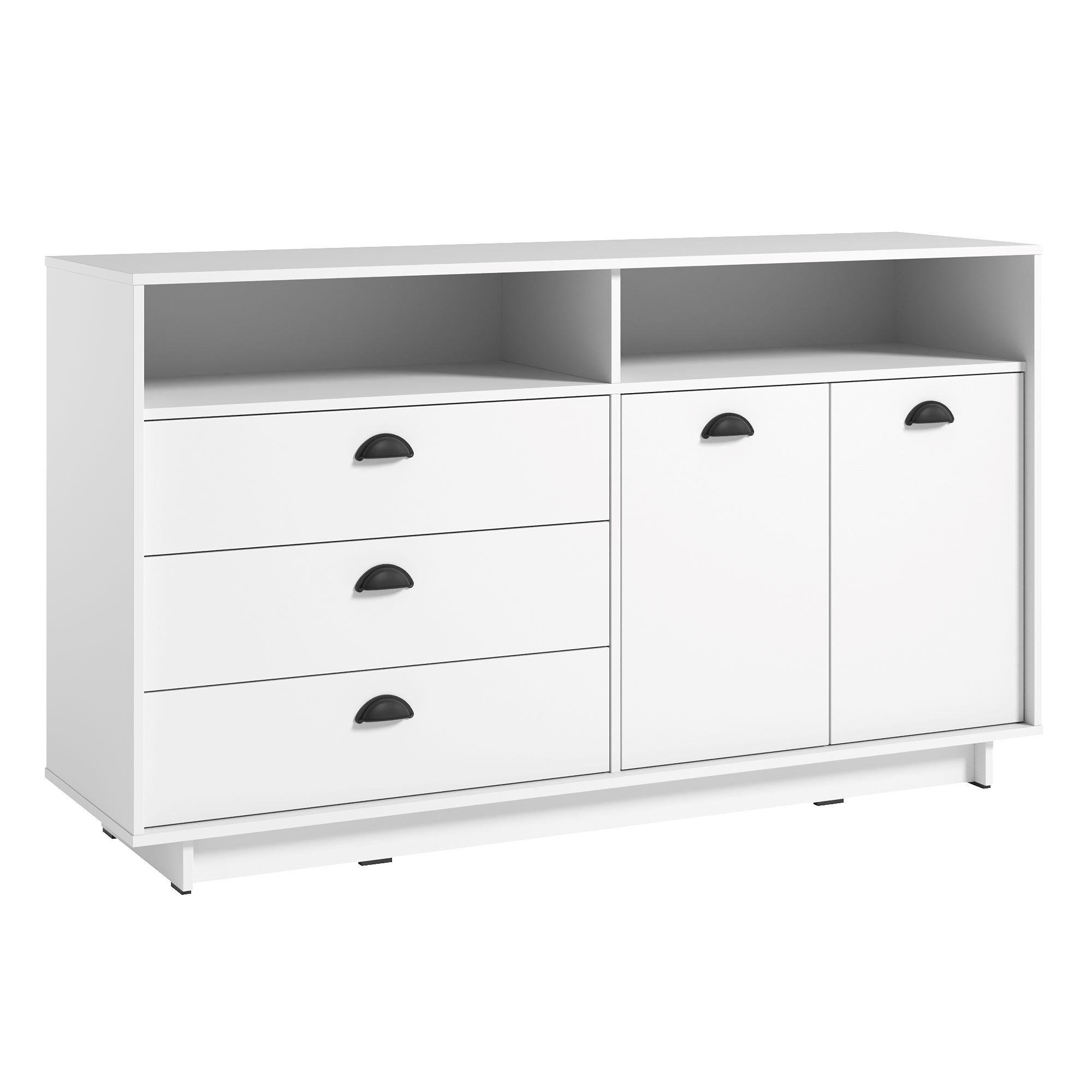 Тумба-комод Moreli Kuba FK-0002 с ящиками и дверцей 1580х900х450 мм Белый (fk-0002-wh)