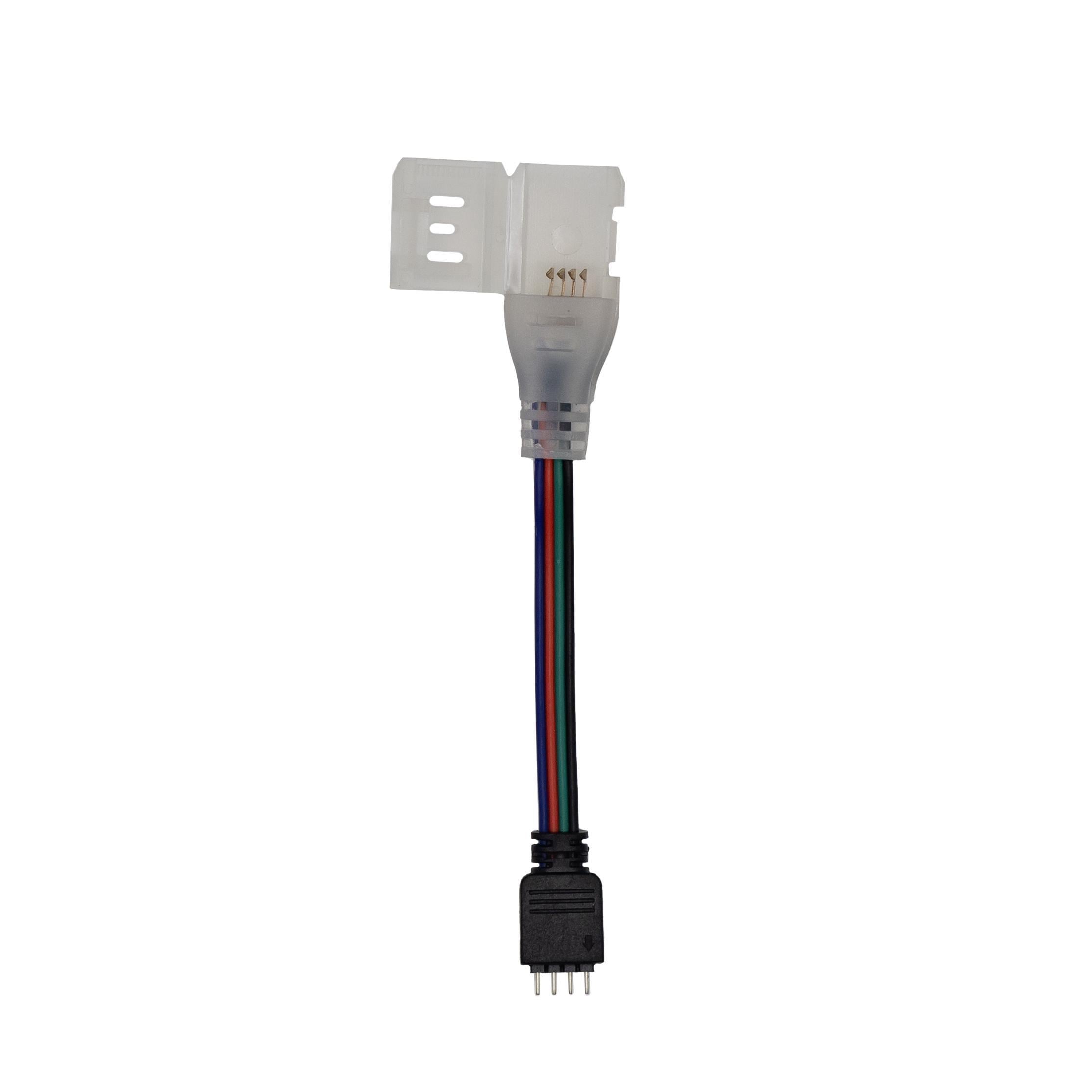 Коннектор Prolum для неона RGB провод и зажим 6x12 (29821937)
