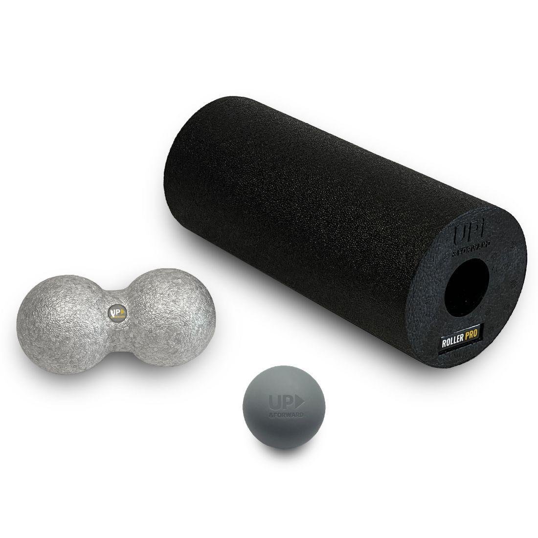 Ролик массажный/мяч двойной/массажный мяч UP & FORWARD PRO Grey Ролик массажный/мяч двойной/массажный мяч UP & FORWARD PRO Grey