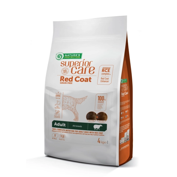 Корм сухой беззерновой Superior Care Red Coat Grain Free All для взрослых собак всех пород с рыжей окраской шерсти (NPSC47236)