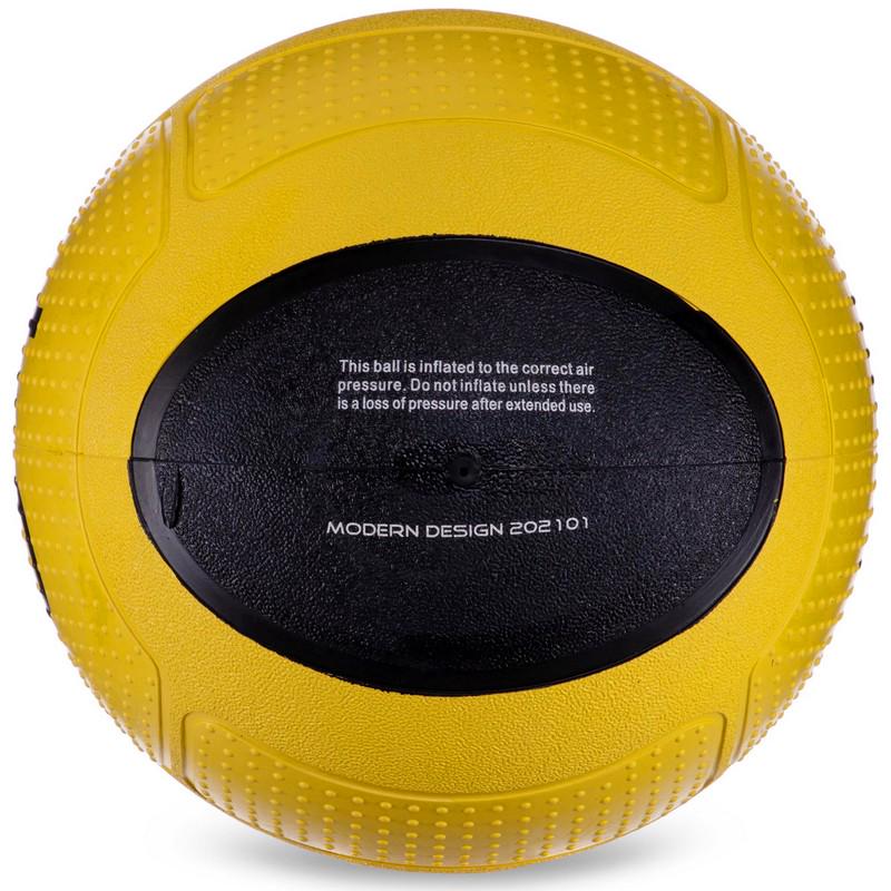 Мяч медицинский медбол Zelart Medicine Ball FI-2620-4 4кг Желтый / Черный (DR003463) - фото 2