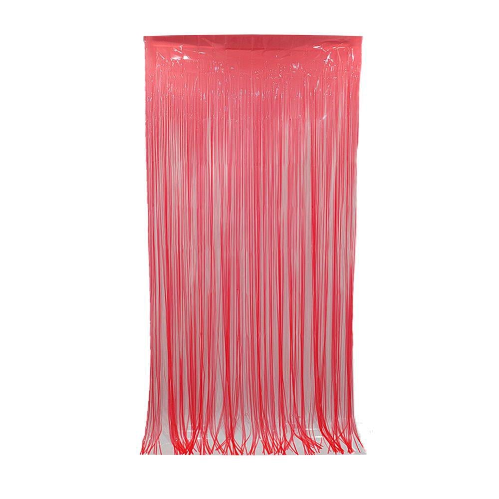 Дощик для фотозони флуоресцентний неоновий 2x1 м Кораловий (715316)