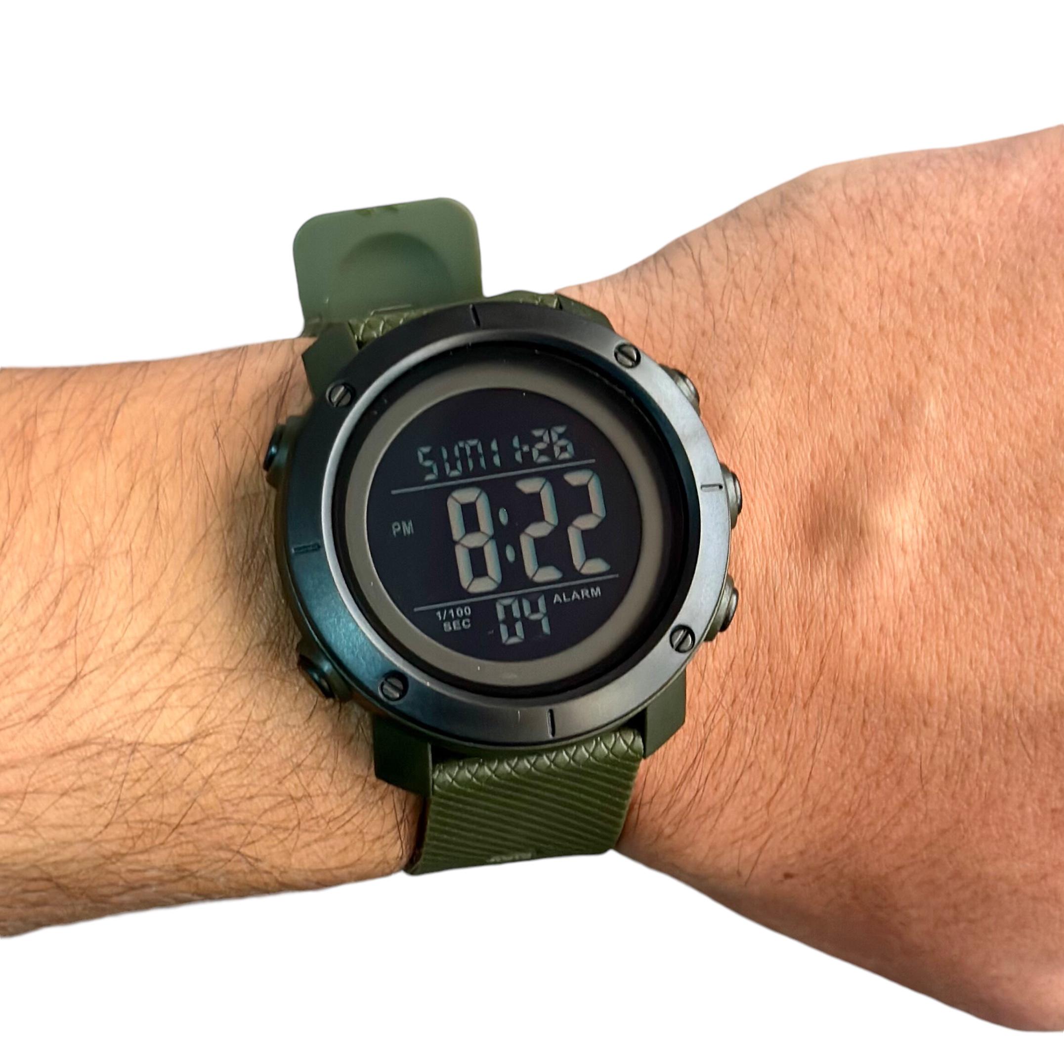 Часы наручные мужские Skmei 1426 водостойкие Олива - фото 10 Часы наручные мужские Skmei 1426 водостойкие Олива - фото 10