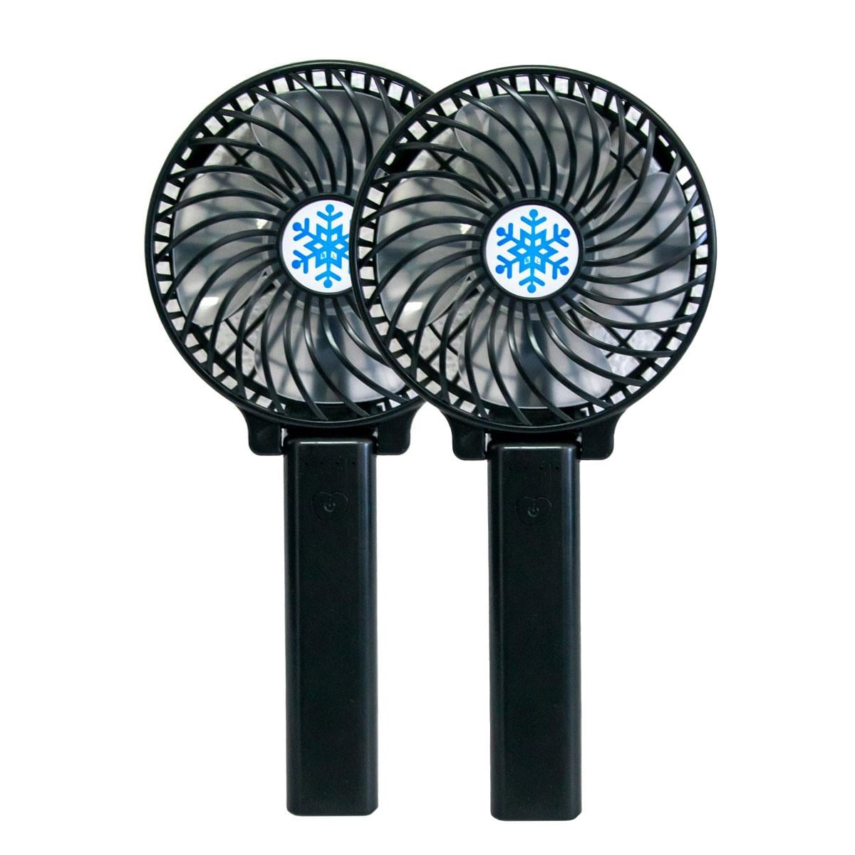 Вентилятор ручной Handy Mini fan 2 шт. Черный (3000206-TOP-2)