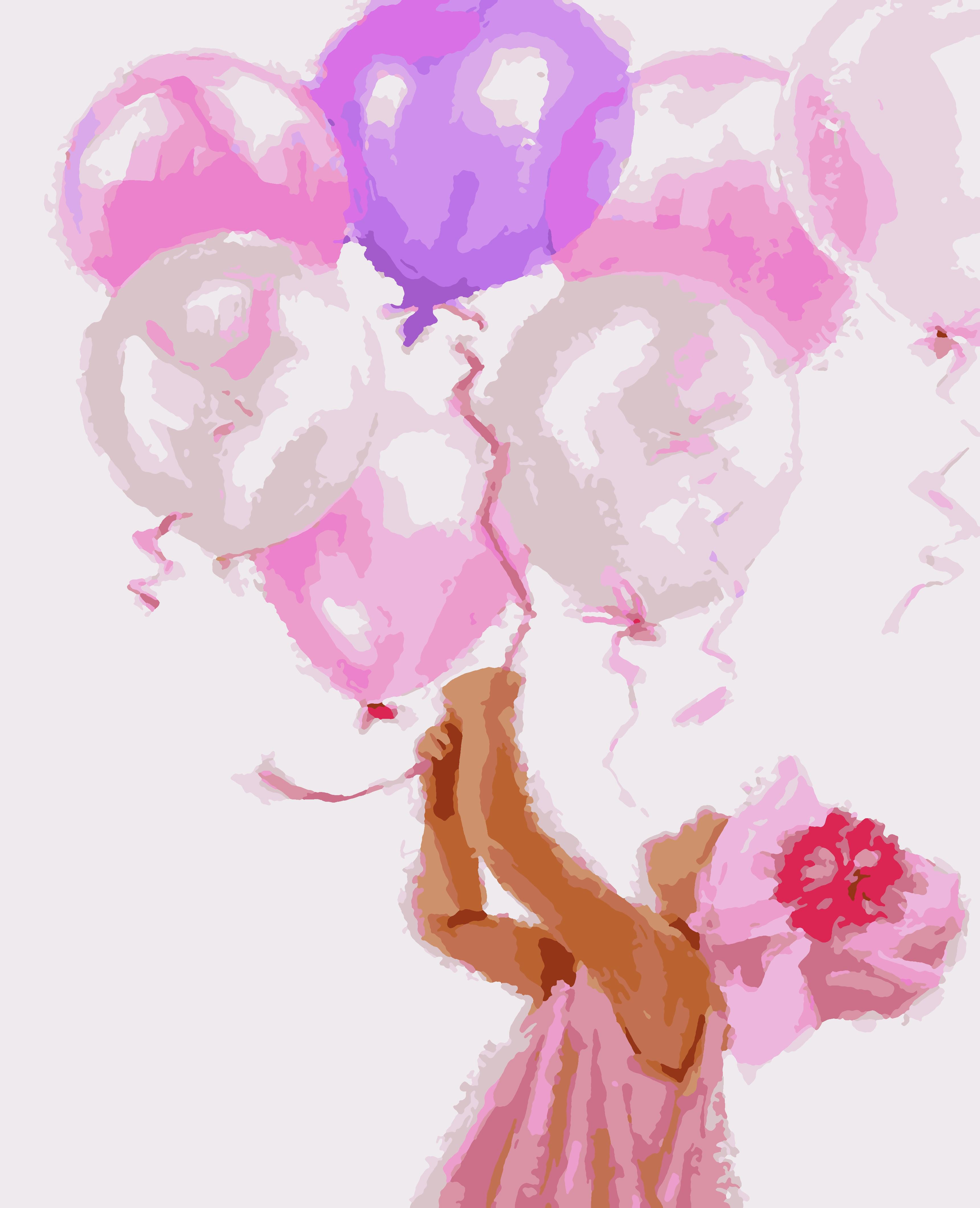 Картина за номерами Artissimo Дівчинка 40x50 см (PN1105-Artis)