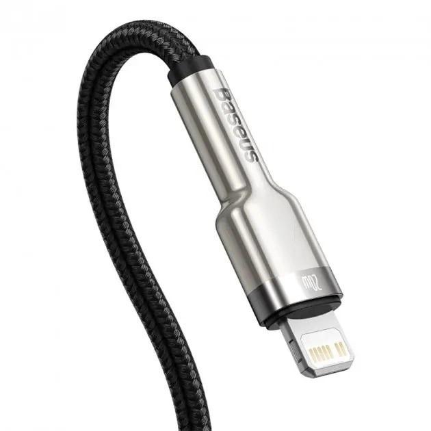 Кабель Baseus Cafule Series Metal Data Kable Type-C to Lightning PD 20W 2 м (563254) - фото 6