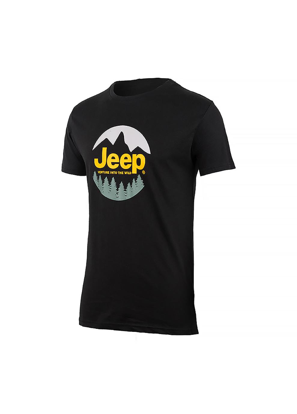 Футболка мужская JEEP T-SHIRT The spirit of Adventure M Черный (O102586-B965 M)