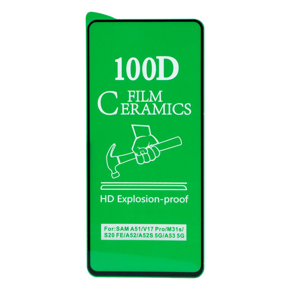 Защитное стекло Glass Ceramic для Samsung A53 Black (16928)