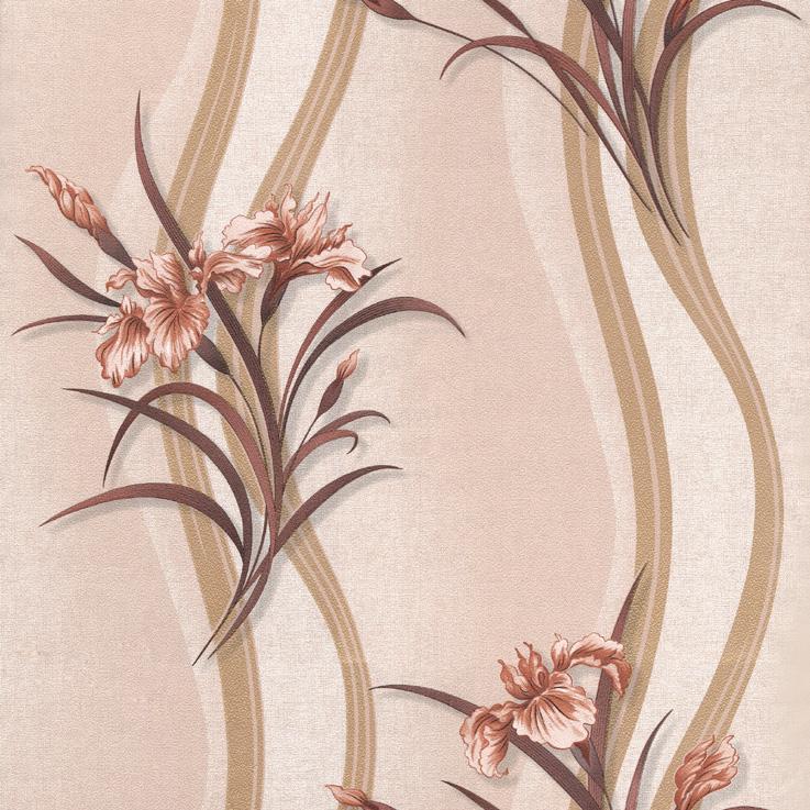 Обои тисненные Эксклюзив Люкс на бумажной основе 0,53х10,05 м Бежевый (059-03)