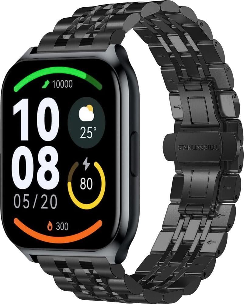 Браслет металлический Spinye для Haylou Watch 2 Pro LS02 Pro Black (40709-2B)