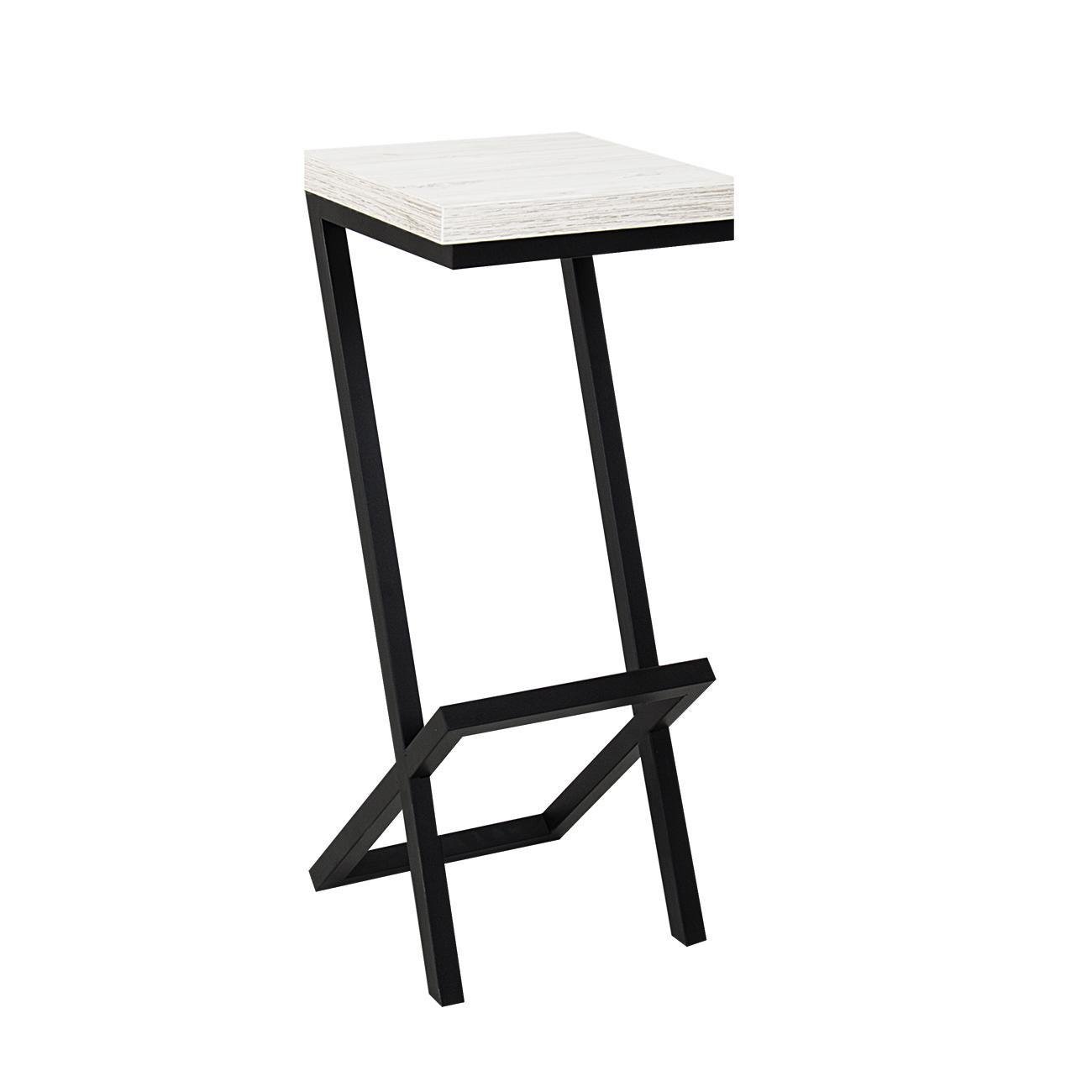 Барный стул Сумах/Аляска Черный/Дуб сонома (28598570) Барный стул Сумах/Аляска Черный/Дуб сонома (28598570)