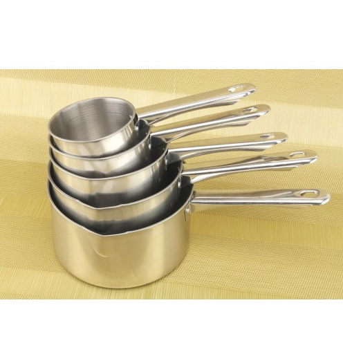 Ковш из нержавеющей стали A-Plus 700 мл 12 см (AWN-00041) - фото 2 Ковш из нержавеющей стали A-Plus 700 мл 12 см (AWN-00041) - фото 2