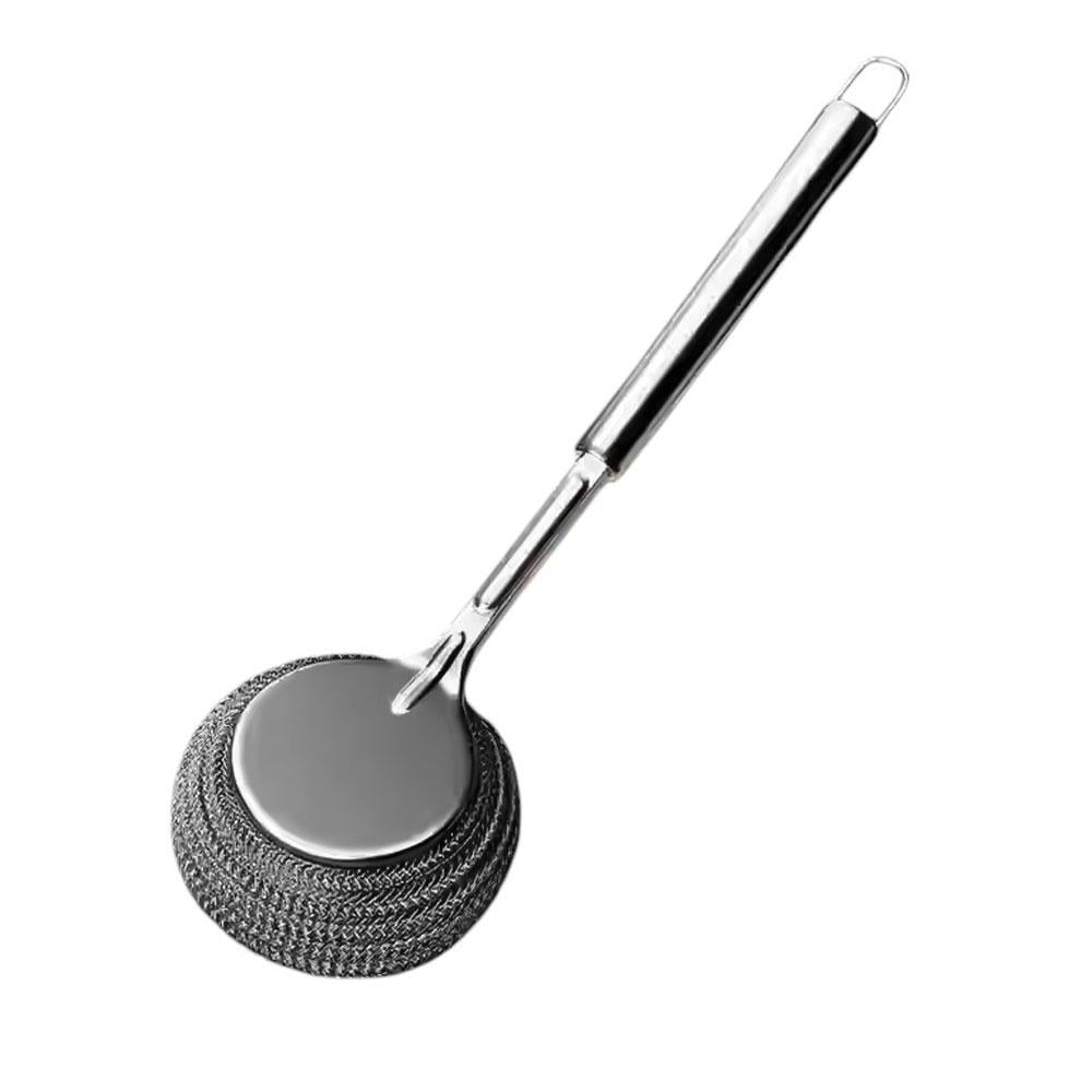 Щетка со стальным скребком для мытья кастрюль и сковородок (NR0272_1)