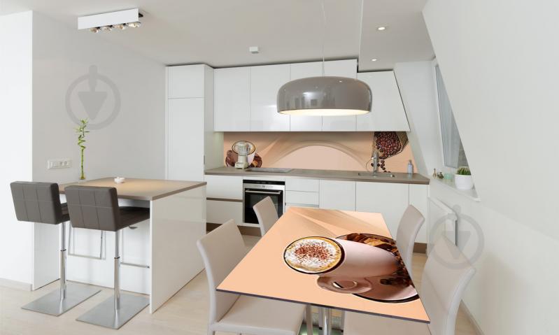 Наклейка виниловая на стол Zatarga «самоклеющийся Капучино» 650х1200 мм Z180591/1st