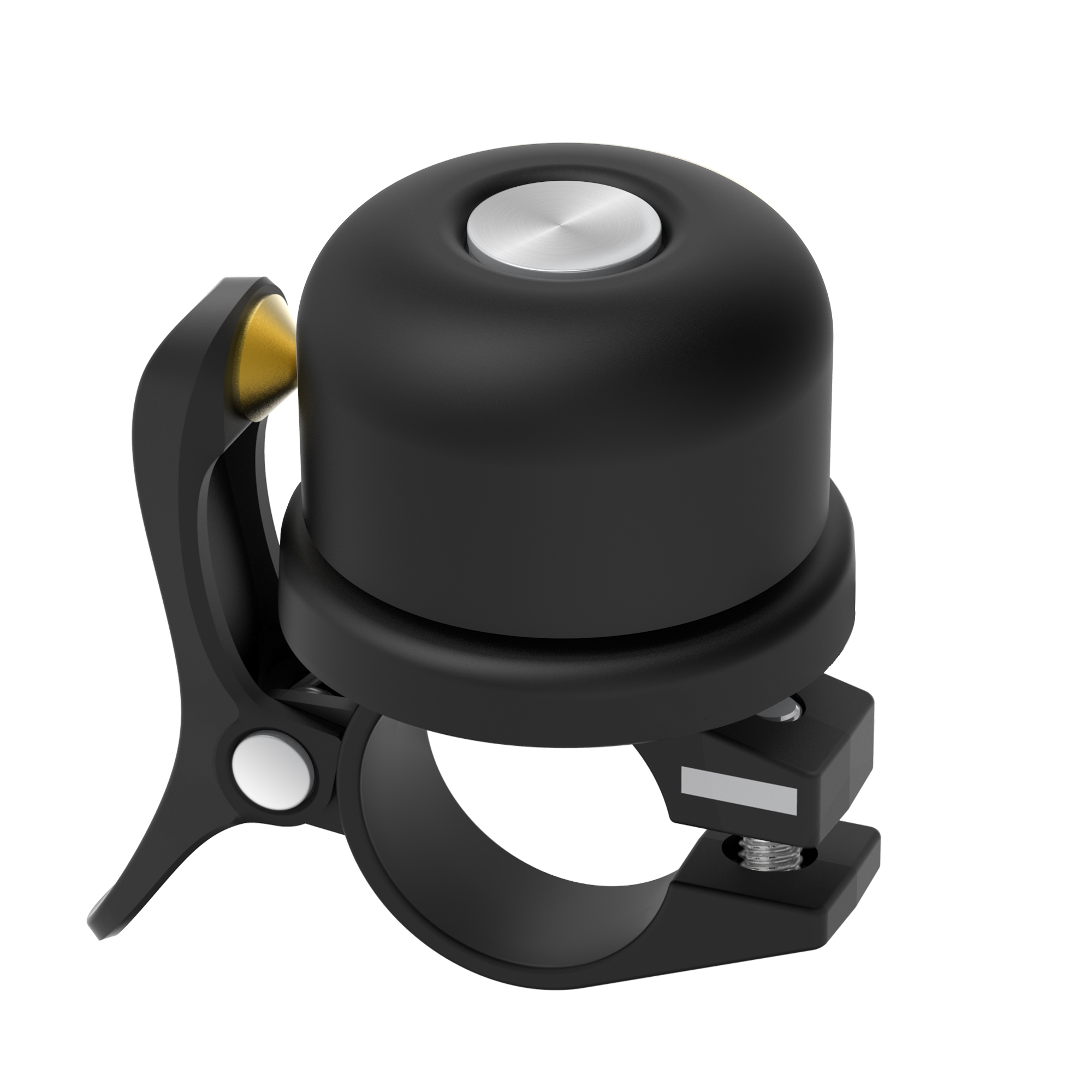 Звонок на велосипед с местом для AirTag Bicycle Bell с медного сплава Black (000995)