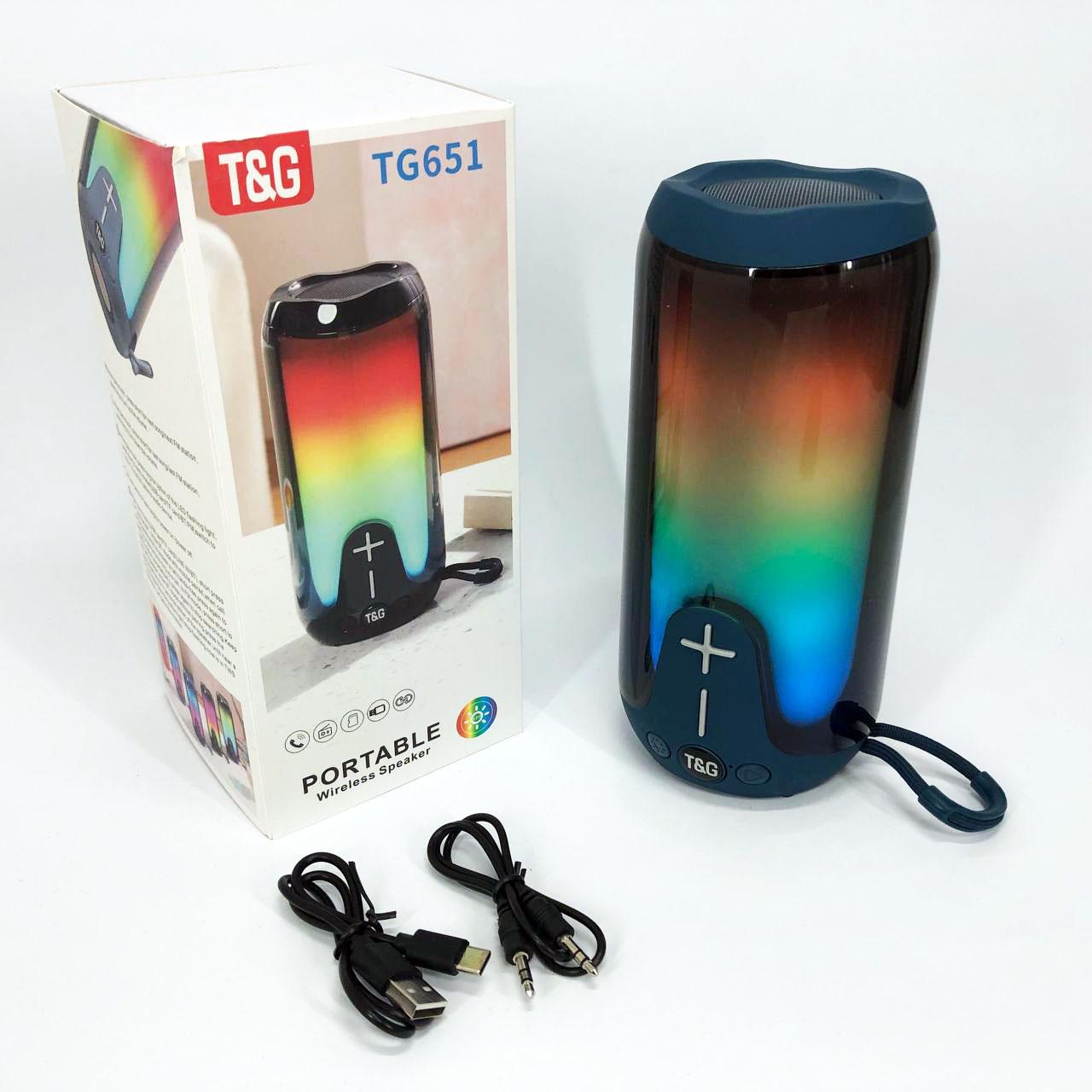 Колонка портивная Bluetooth TG651 с RGB (460698) - фото 7 Колонка портивная Bluetooth TG651 с RGB (460698) - фото 7