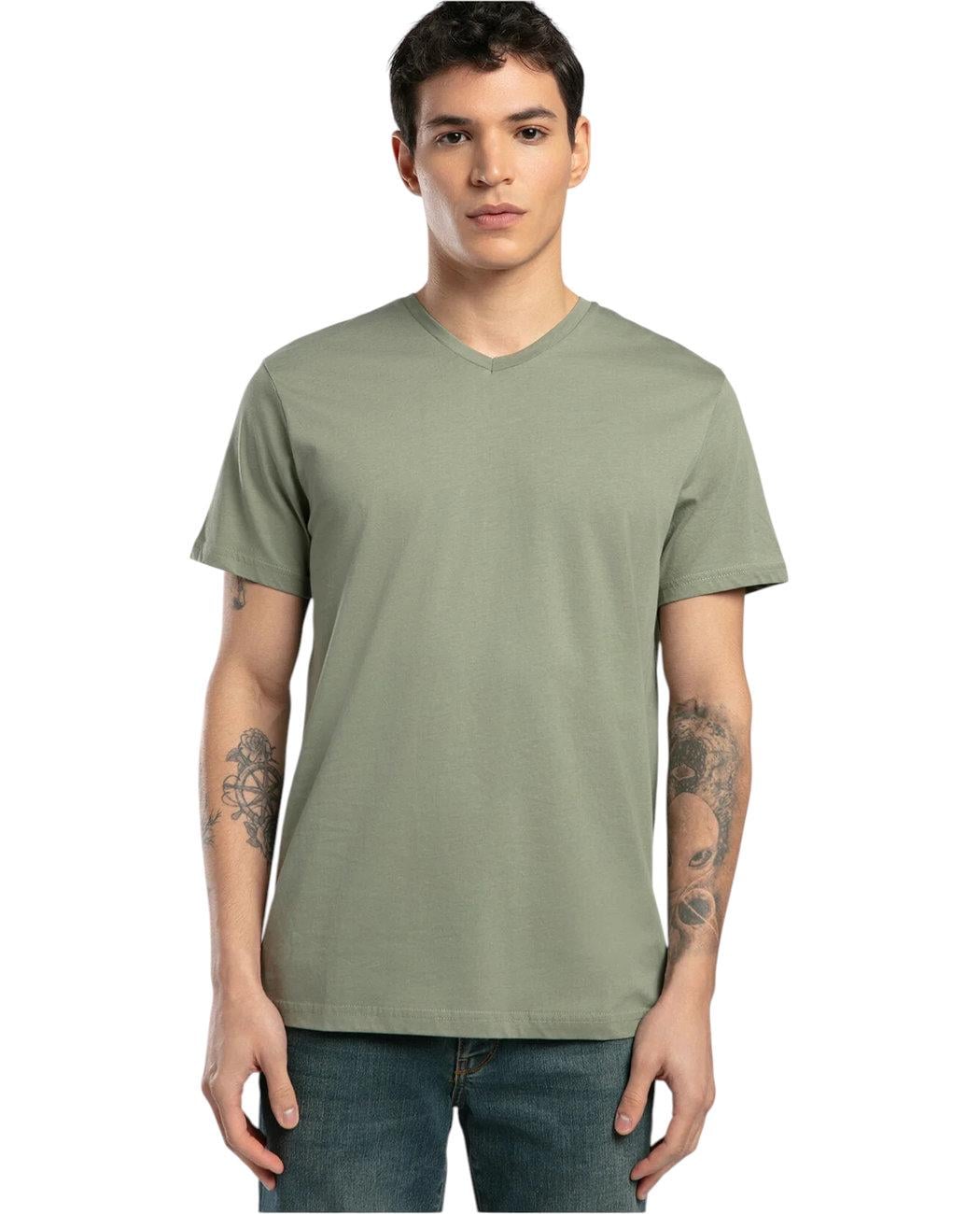 Футболка чоловіча Lee Cooper Jonat 252LCM242004.5201 2XL Оливковий (8682272621255)