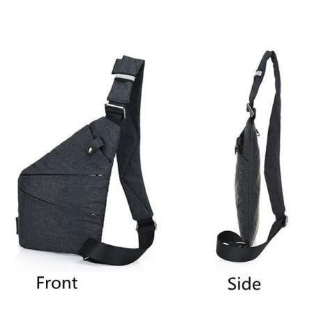 Сумка Cross Body мессенджер из ткани Черный - фото 20 Сумка Cross Body мессенджер из ткани Черный - фото 20