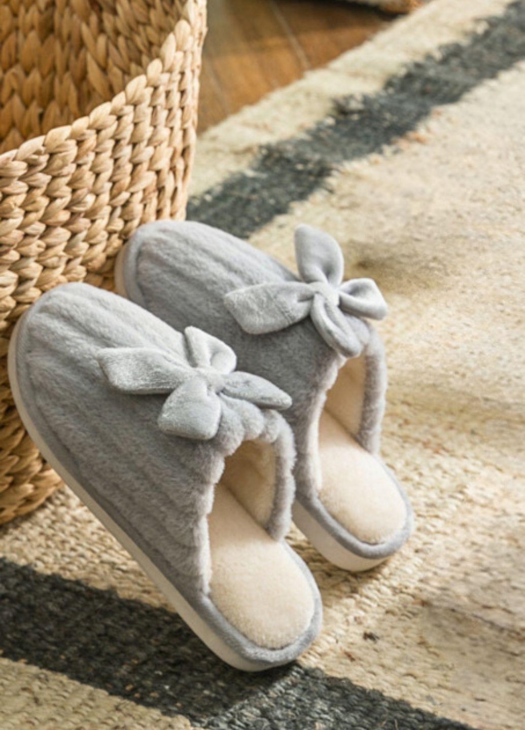 Тапочки теплые Winter Indoor Home р. 36 22 см Серый (7231) - фото 4 Тапочки теплые Winter Indoor Home р. 36 22 см Серый (7231) - фото 4