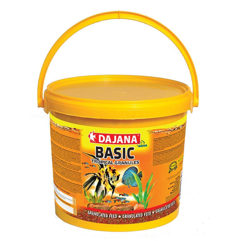 Корм для всех видов тропических аквариумных рыб Dajana TROPI GRAN BASIC 5 л/2,6 кг