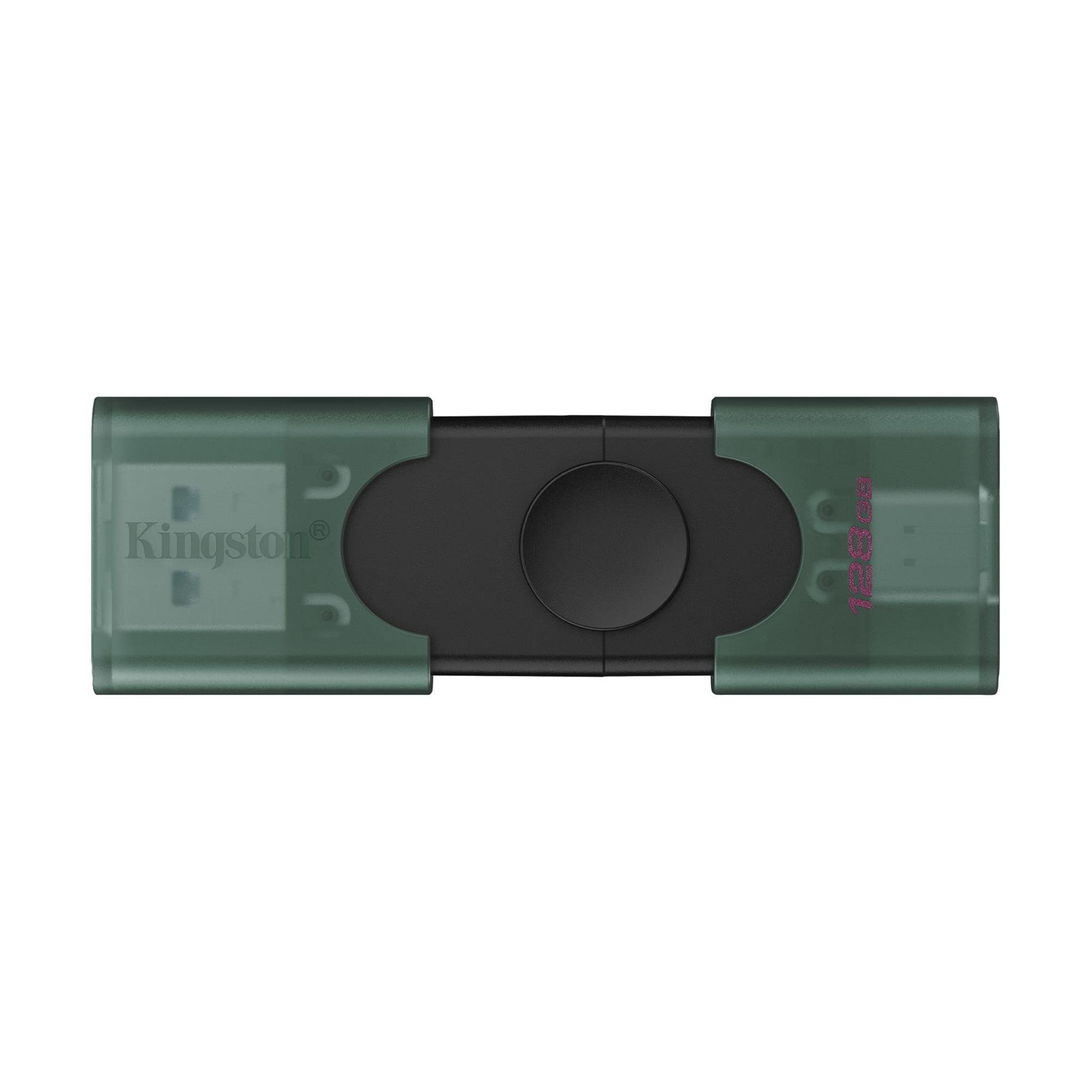 Флэш-память USB Kingston DataTraveler Duo 128 Гб USB-A/USB-C Green (DTDEG2/128GB) Флэш-память USB Kingston DataTraveler Duo 128 Гб USB-A/USB-C Green (DTDEG2/128GB)