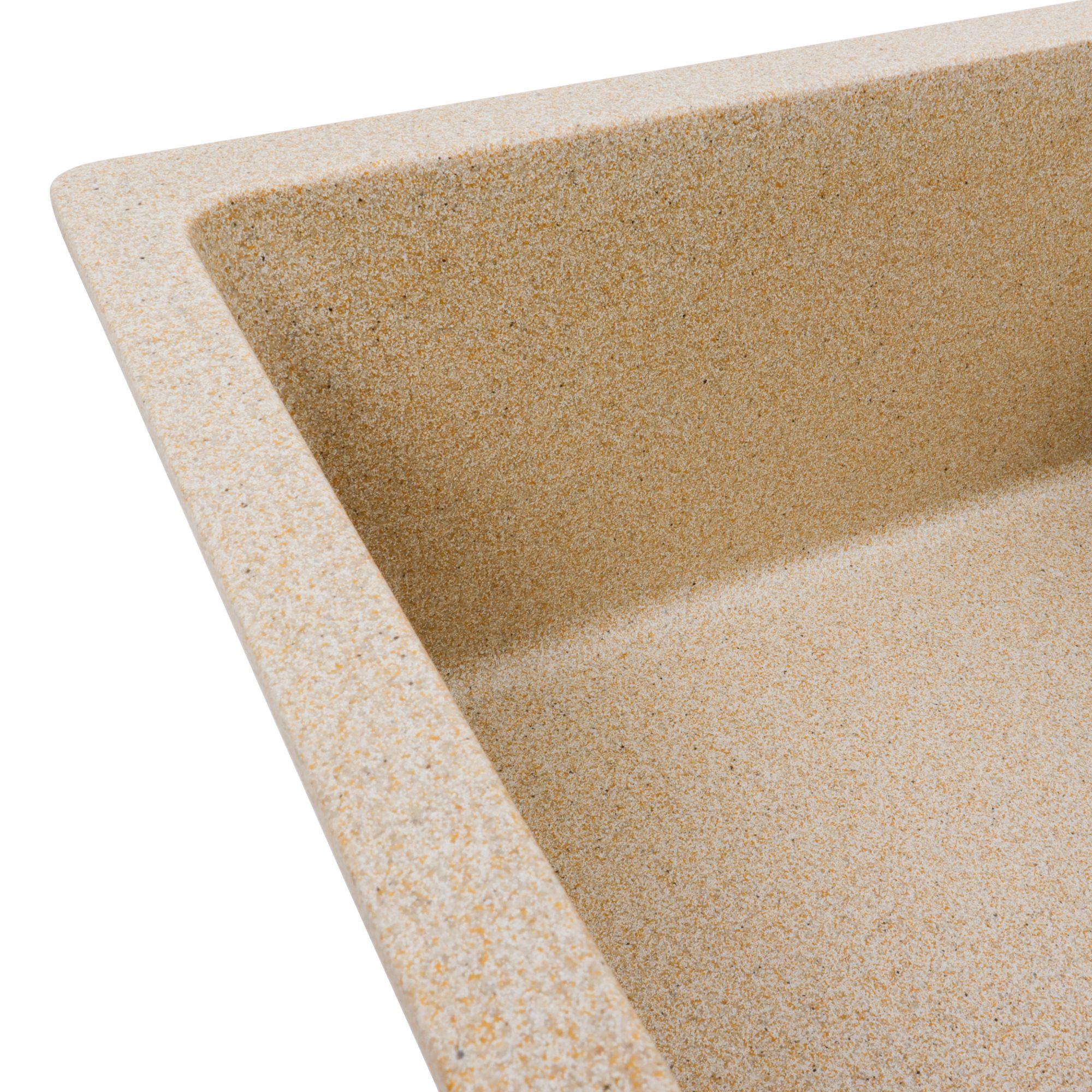 Гранітна мийка для кухні Platinum 7850 ROMA матова Бежевий - фото 4 Гранітна мийка для кухні Platinum 7850 ROMA матова Бежевий - фото 4