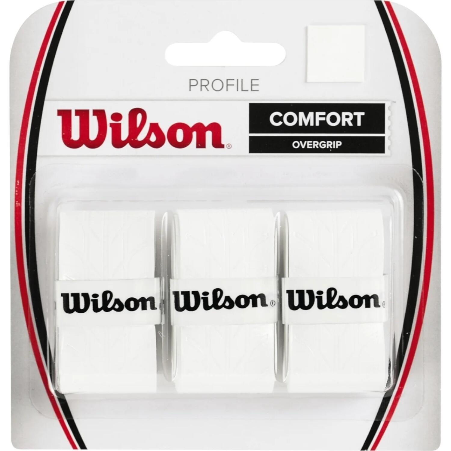 Обмотка для ракеток Wilson PROFILE OVERGRIP 3 шт. Белый (WRZ4025)