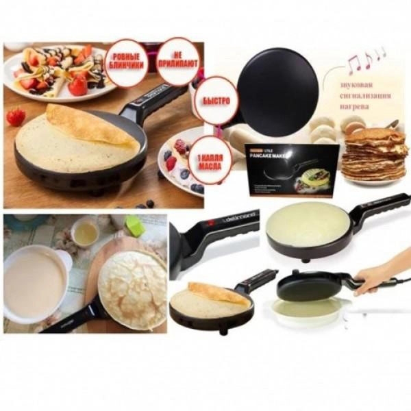 Млинниця CREPE MAKER 600W Black (tf4148) - фото 6