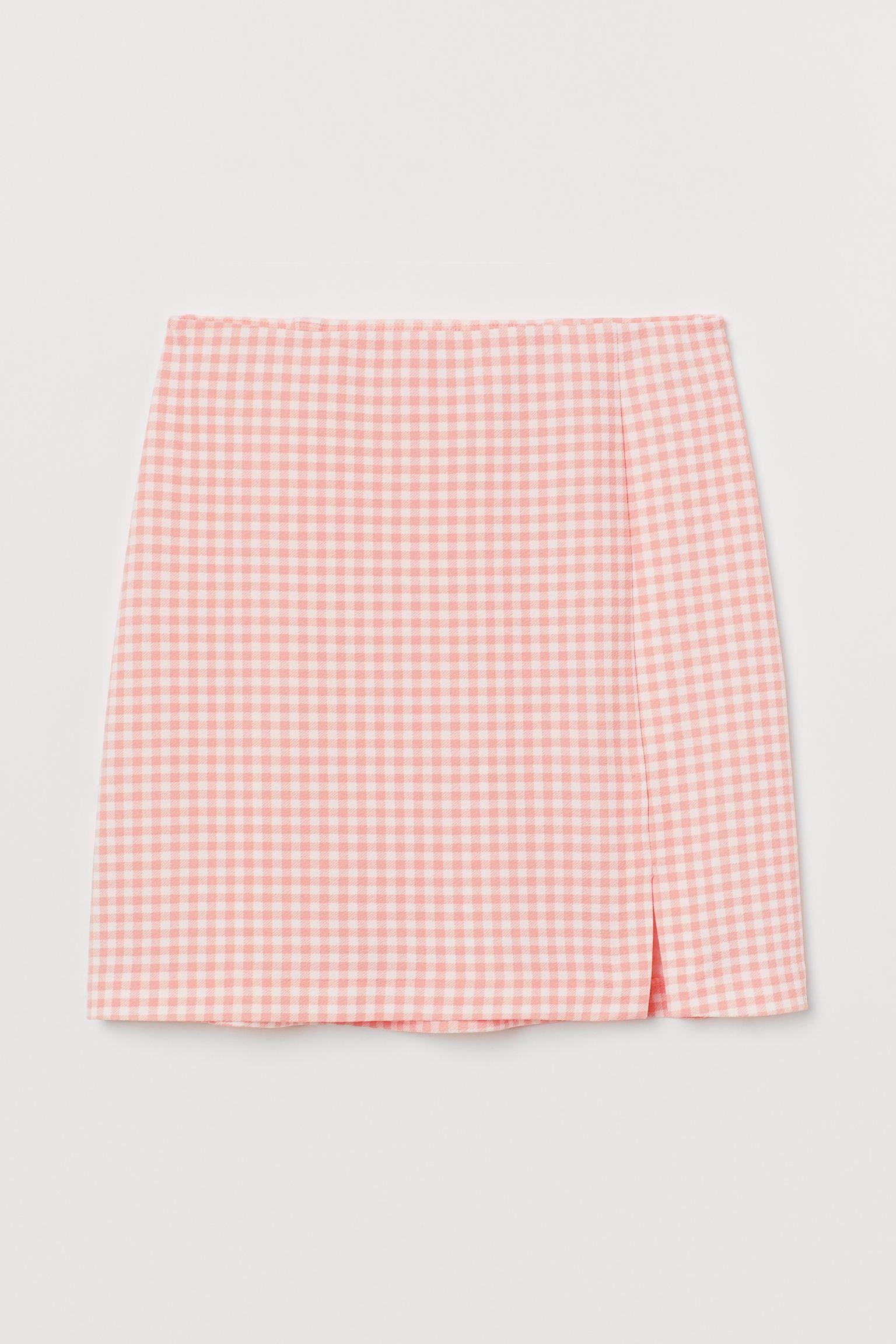 Юбка XS Бело-розовый (8773693wer)