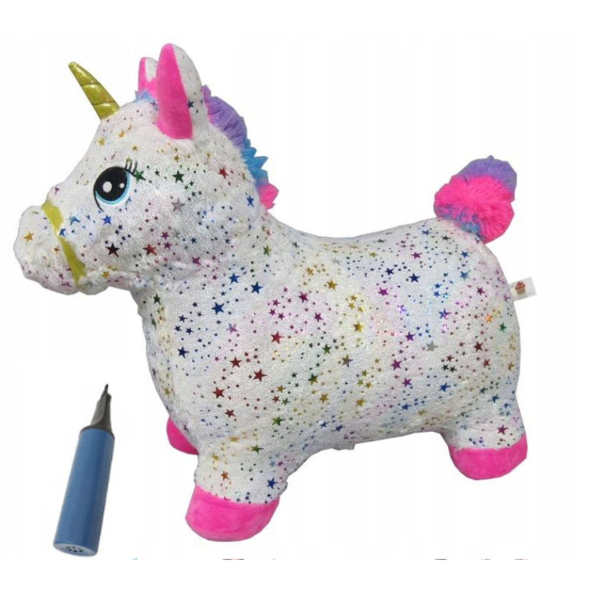 Дитячий джемпер гумовий надувний з насосом Єдиноріг (100844) Дитячий джемпер гумовий надувний з насосом Єдиноріг (100844)