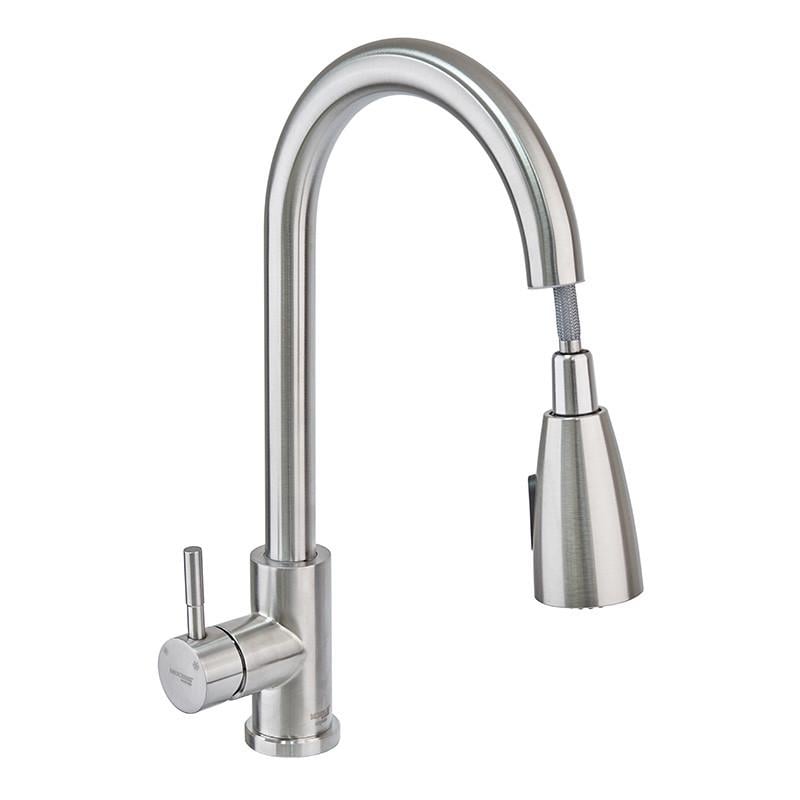 Змішувач для кухні MIXXUS SUS-014-B з висувною лійкою (SS2816) Змішувач для кухні MIXXUS SUS-014-B з висувною лійкою (SS2816)